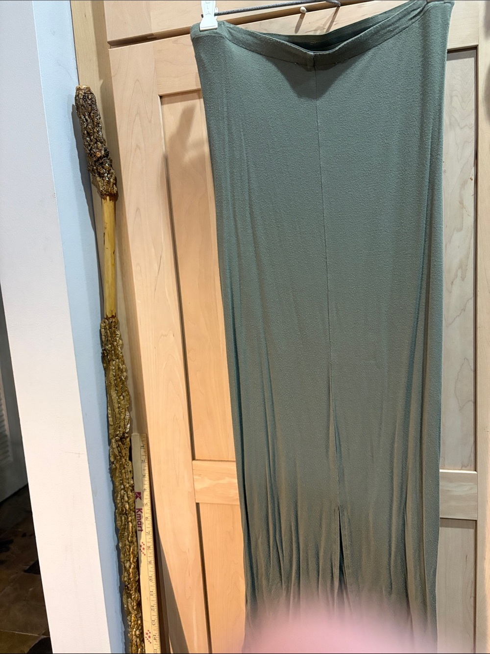2 She + Sky Maxi Straight Skirts -Olive Green and Dark Blue